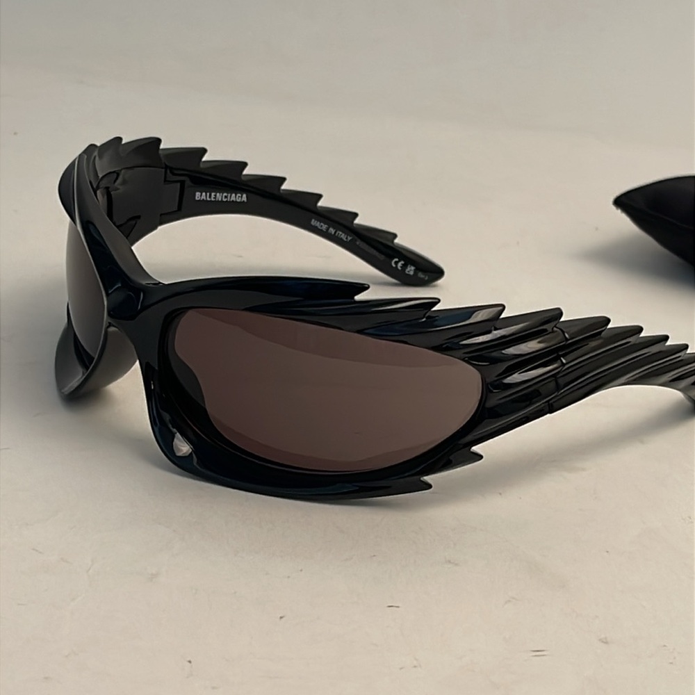 BALENCIAGA UNISEX SUNGLASSES BB0255S, zero flawes - Picture 8 of 11